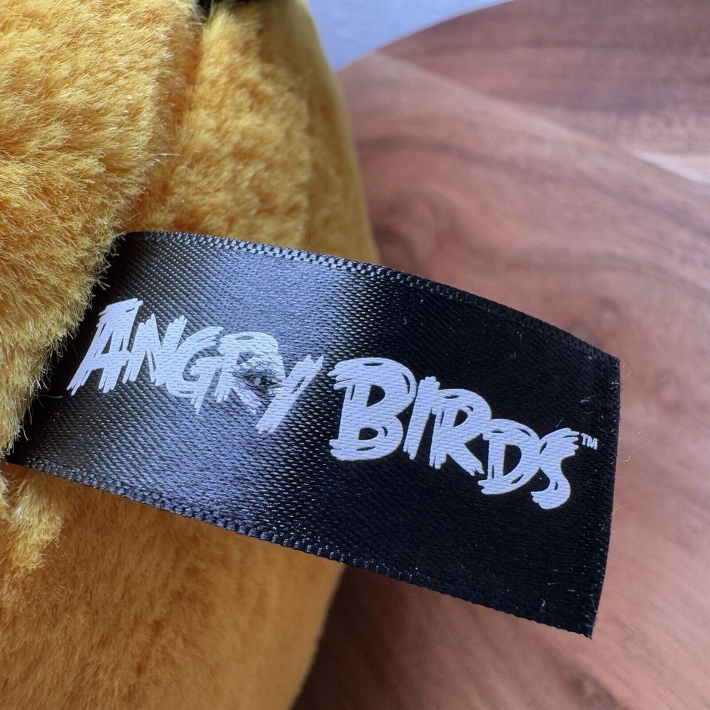 Angry Bird Yellow Inflated Bubbles Plush Animal Globe Bird RARE No Sound - Picture 6 of 9